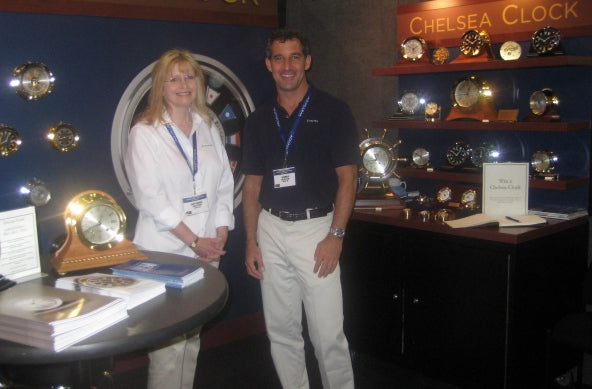Chelsea Clock Trade Show Booth
