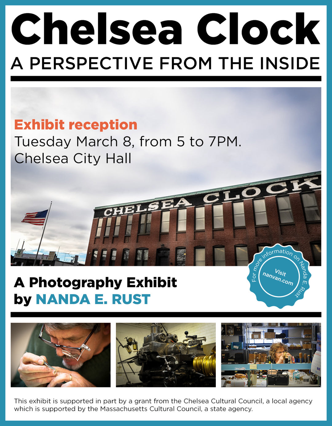 Local Photographer Nanda Rust Launches Chelsea Clock Exhibit