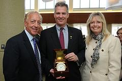 Senator Brown Honored with Chesea Boardroom Clock