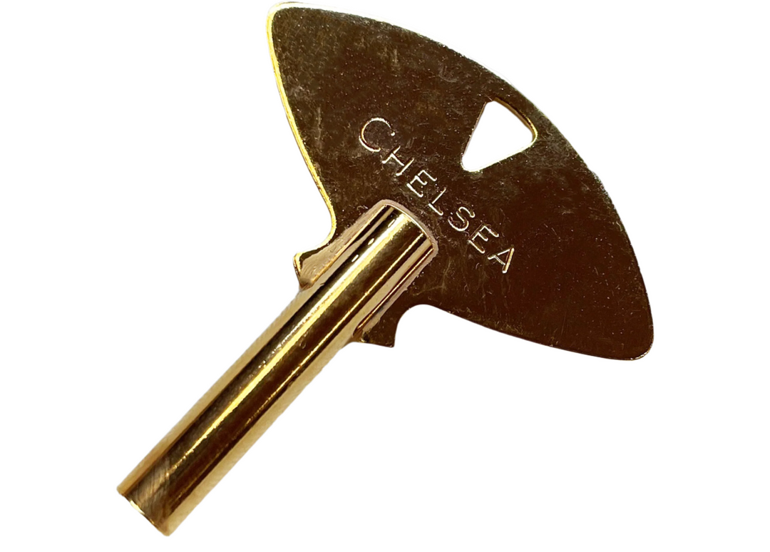 Ship's Bell Key in Red Brass