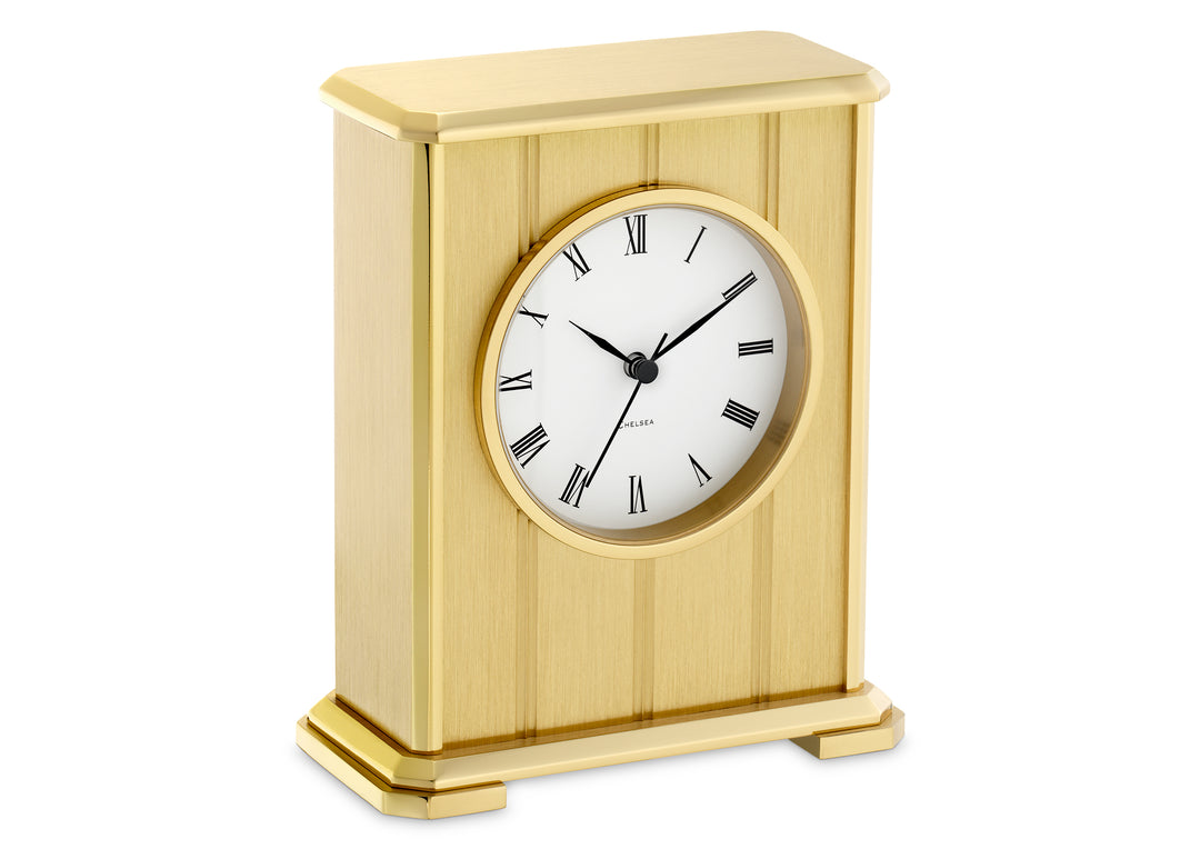 Embassy Clock in Brass