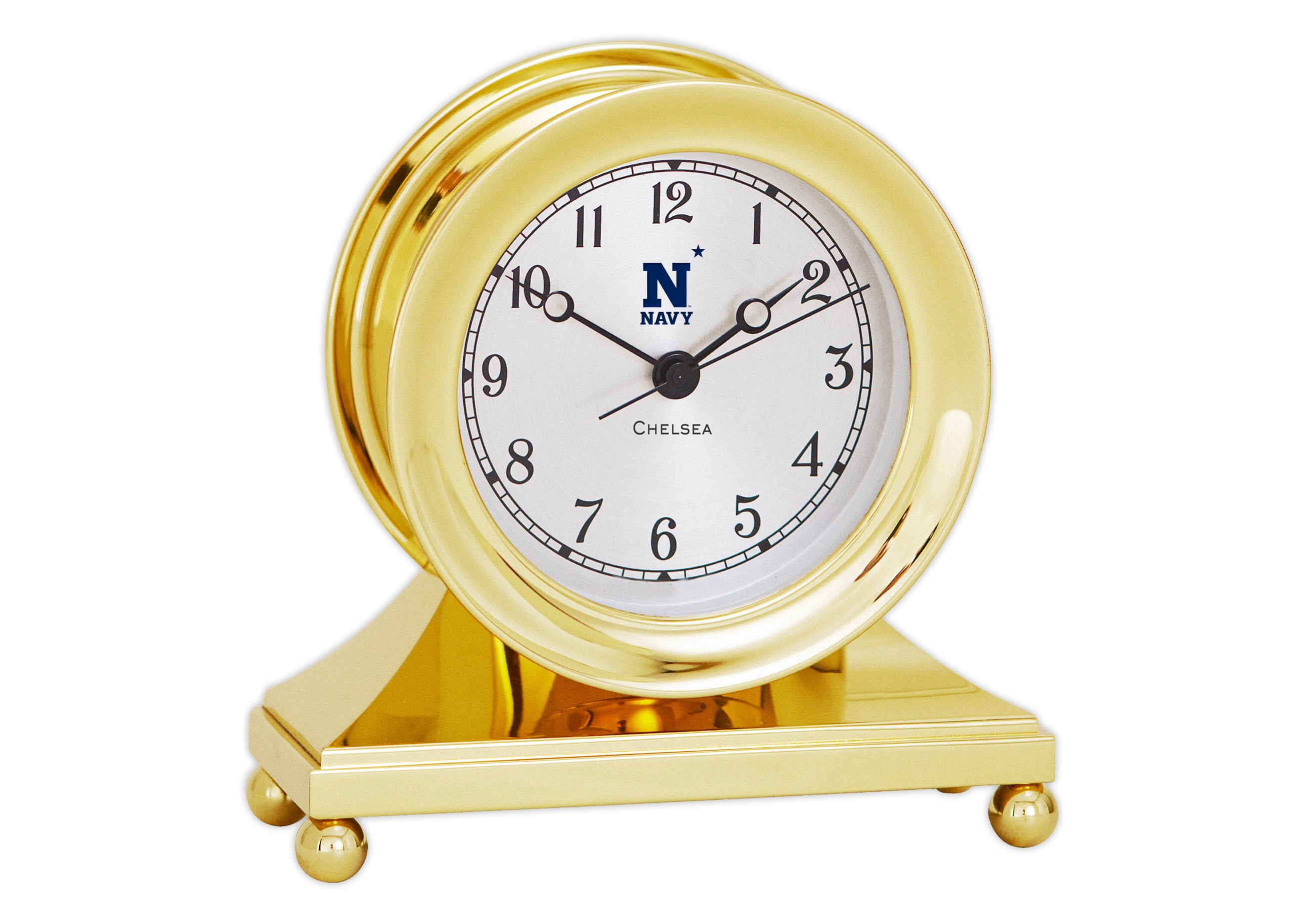 Constitution - U.S. Naval Academy Navy Blue Logo – Chelsea Clock