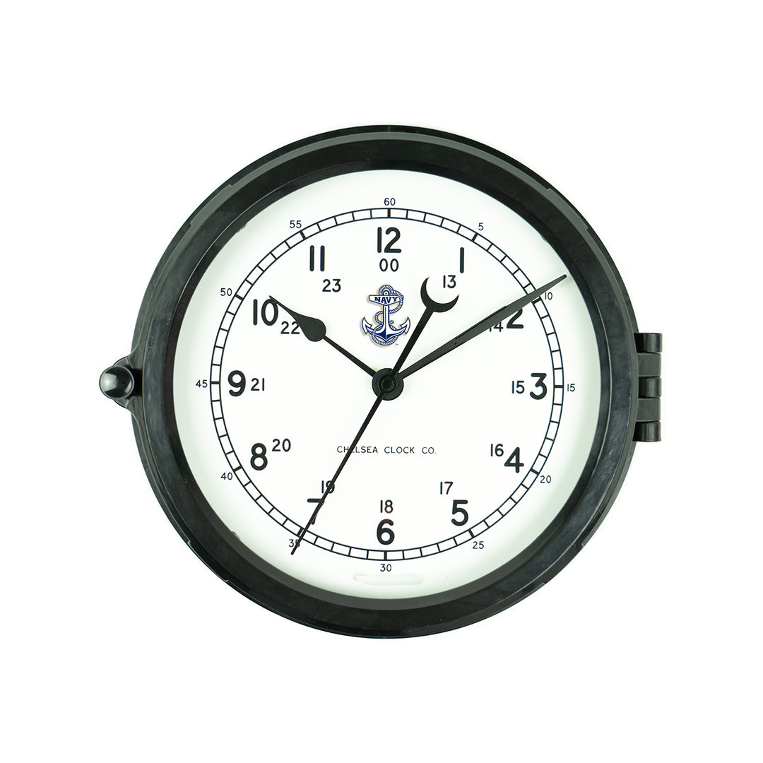 Naval Deck Clock - U.S. Naval Academy Anchor