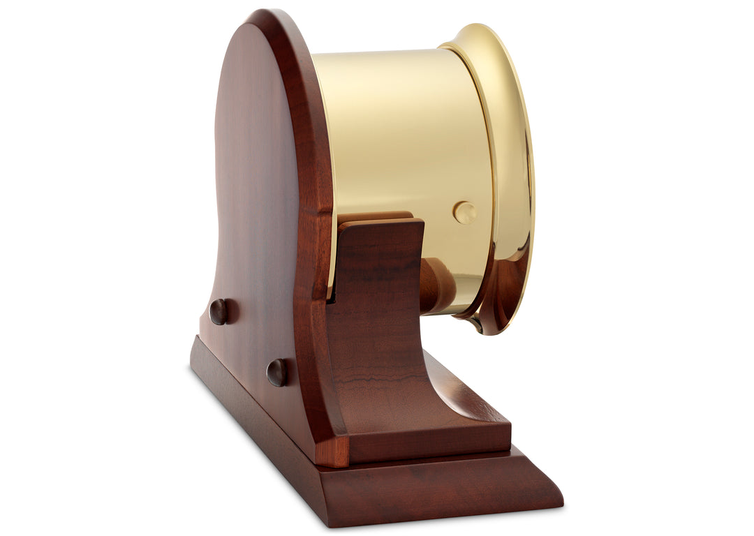 4 1/2" Ship's Bell Clock,  Traditional Base