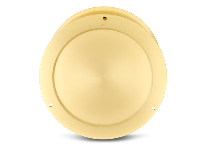 4 1/2" Shipstrike Quartz Clock in Brass