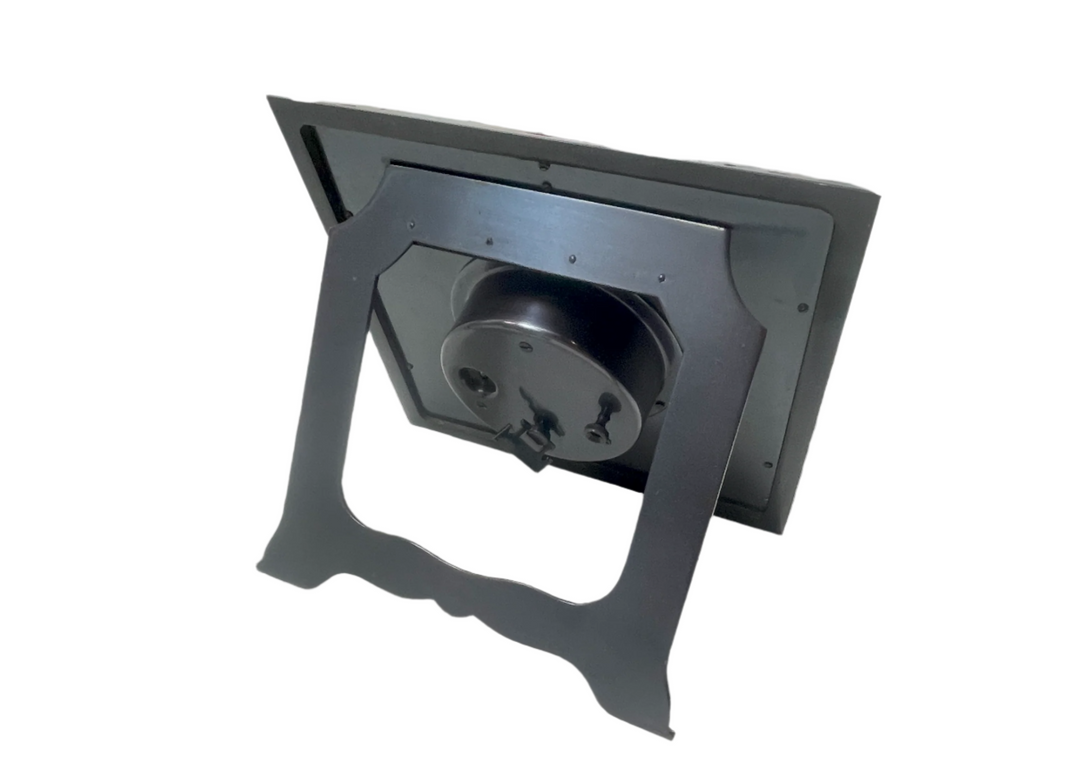 6 5/8" Chinese Lacquer Clock, 1958