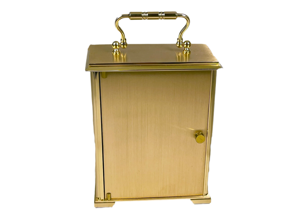 Chrononquartz Carriage Clock in Brass