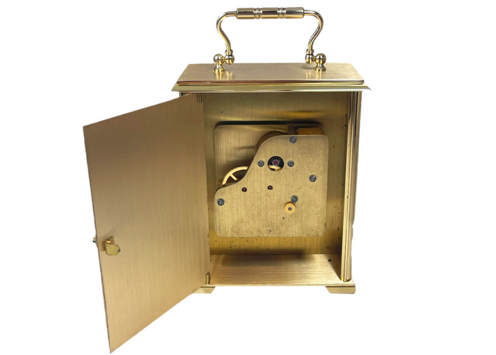 Chrononquartz Carriage Clock in Brass
