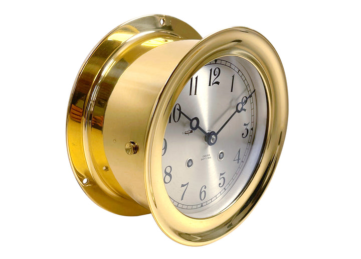 6" Ships Bell 4L Brass Hinge Clock