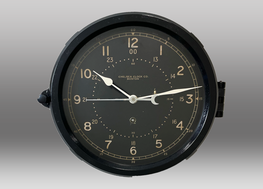 8.5" Marine Mechanical Clock, 1956