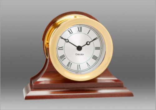 Presidential Clock in Brass