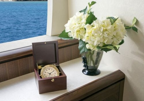 US Navy Boardroom Clock in Brass