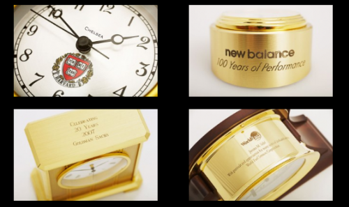 Engraved Clocks