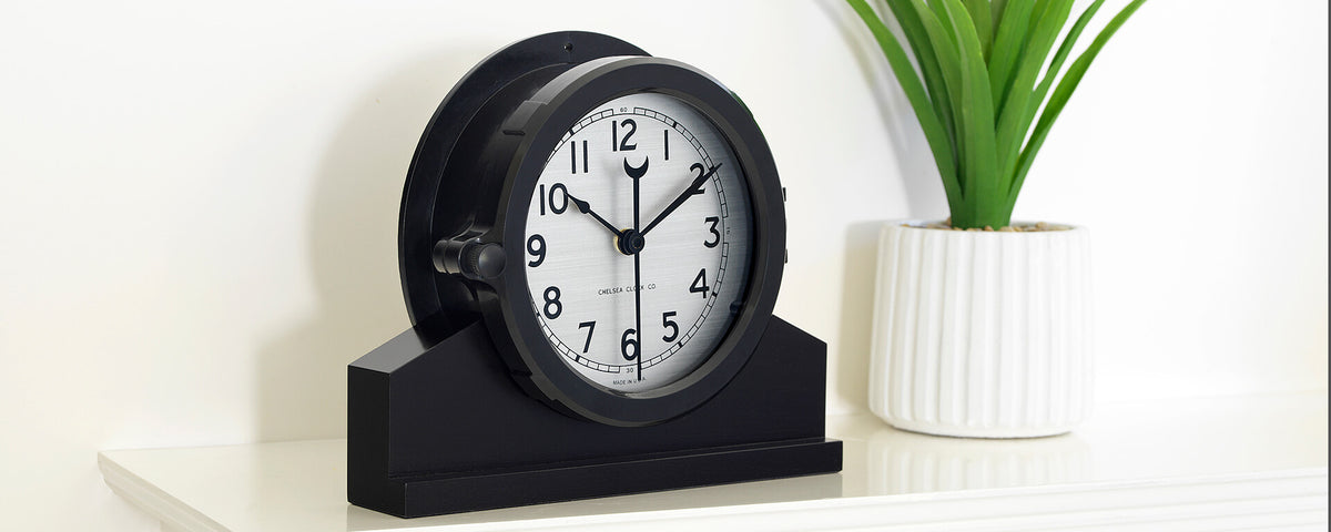 Naval Deck Clock | Harvard University | Color Shield | Chelsea Clock
