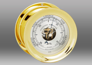 4 1/2" Ship's Bell Barometer in Brass