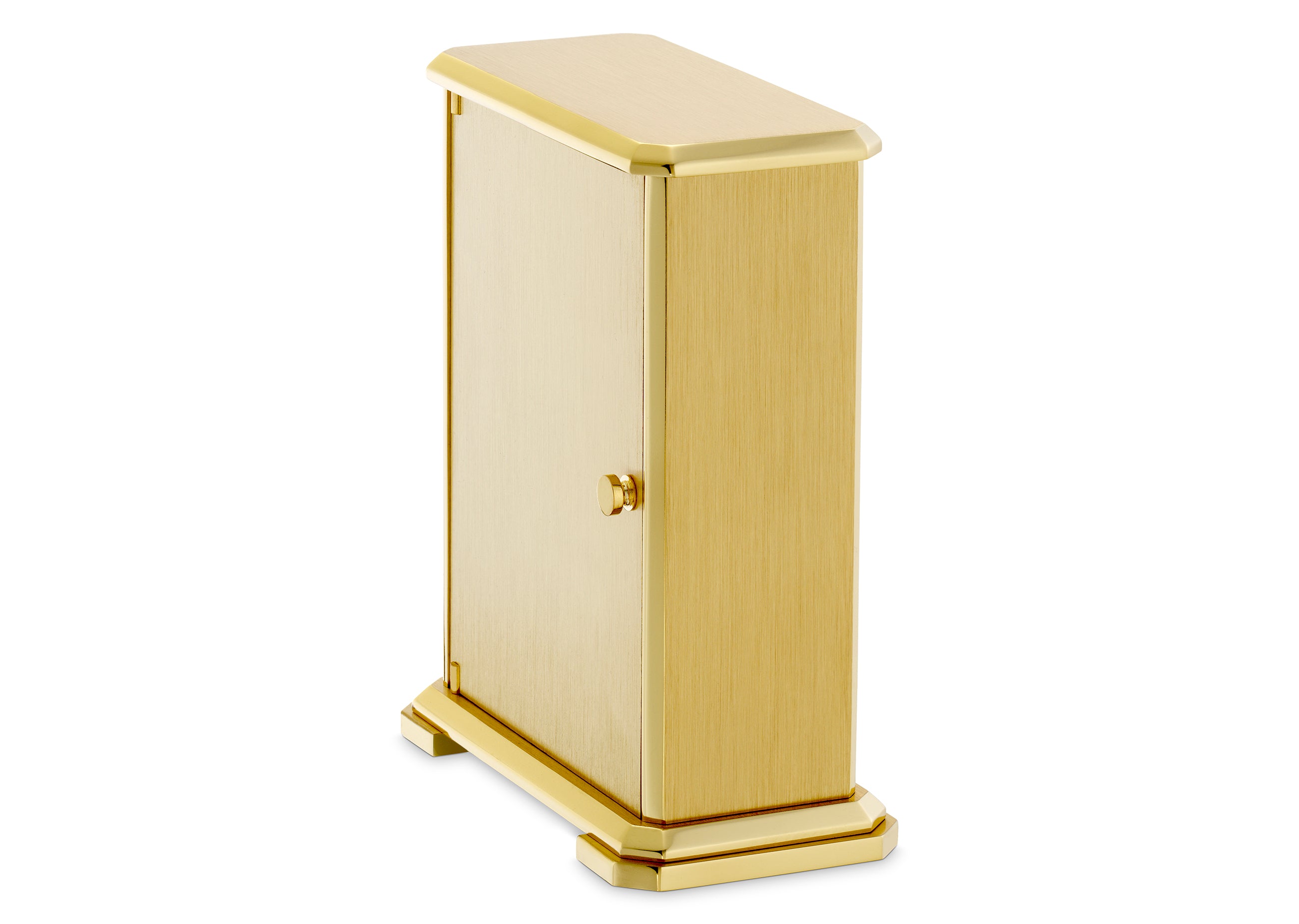 Embassy Quartz Brass Mantel Clock - Chelsea Clock