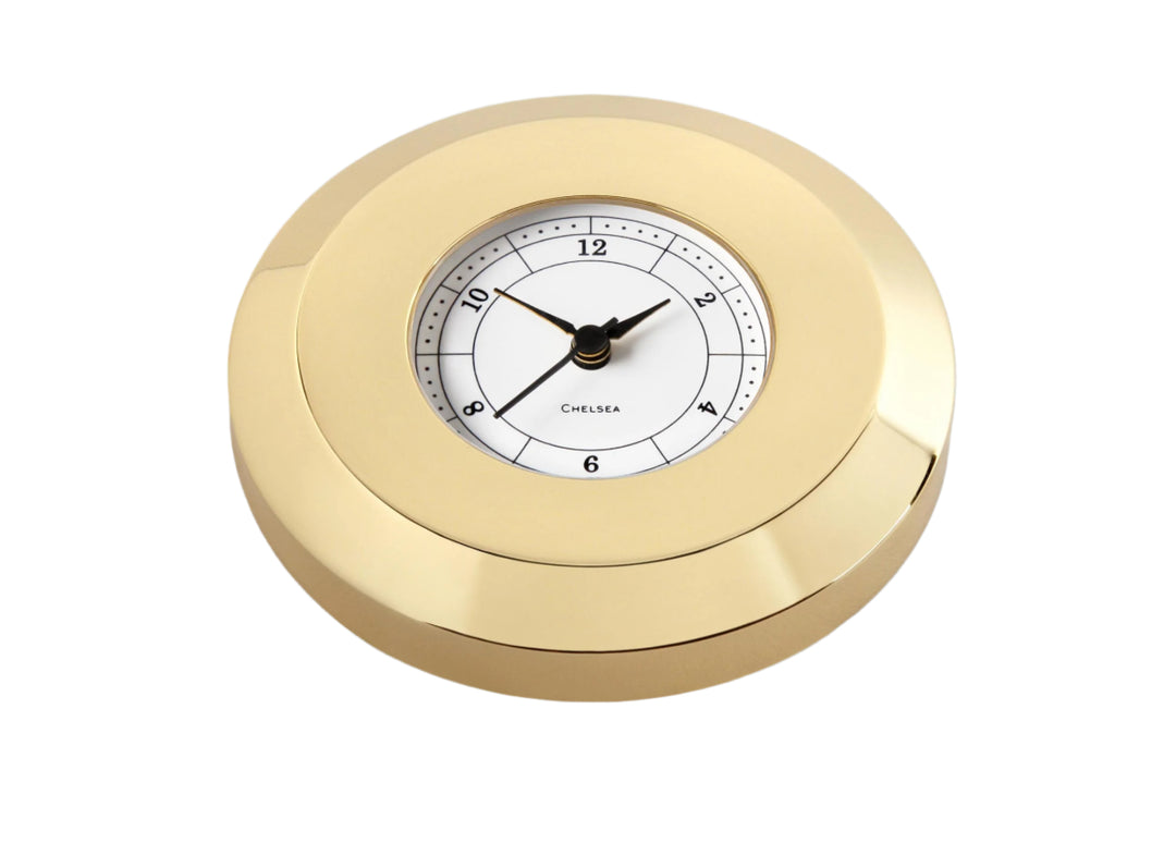 Chart Weight Clock in Brass