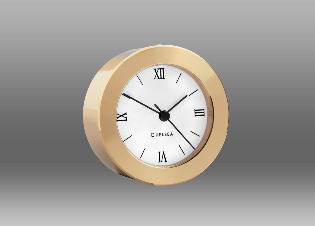 Duxbury Desk Clock, Brass