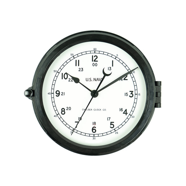 Classic Naval Deck Clock | U.S. Navy Logo | Chelsea Clock
