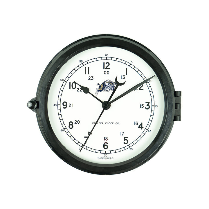 Naval Deck Clock - U.S. Naval Academy Gold & Navy Ram