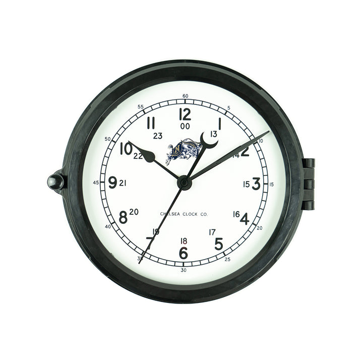 Naval Deck Clock - U.S. Naval Academy Gold & Navy Ram