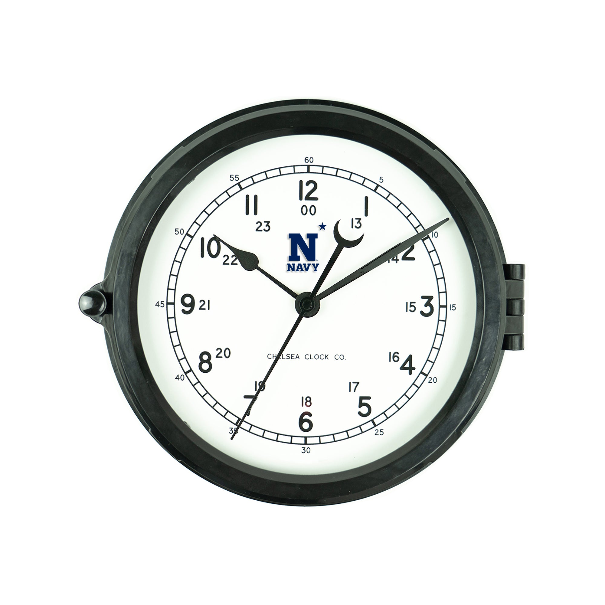 Naval Deck Clock - U.S. Naval Academy Navy Blue – Chelsea Clock