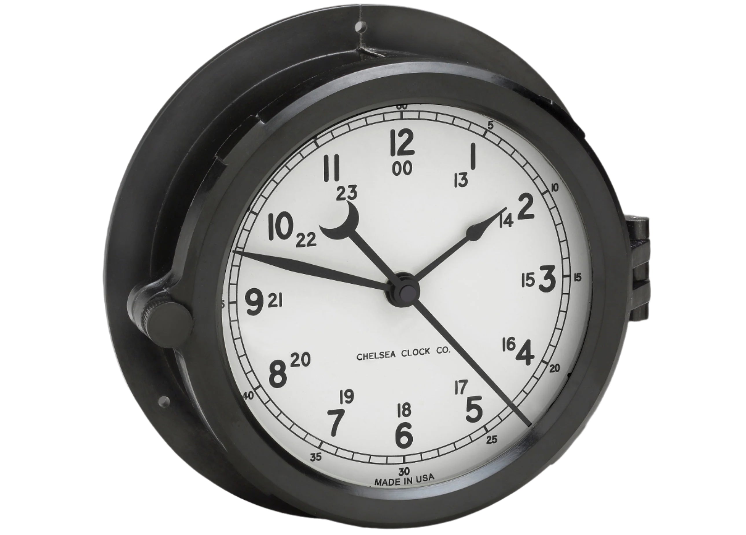Naval Deck Clock | White Dial | Chelsea Clock