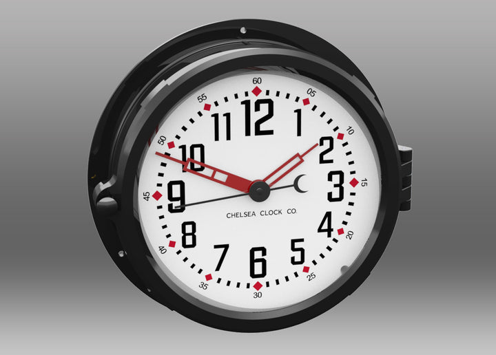 Patriot Colors Clock - 8.5" White Dial