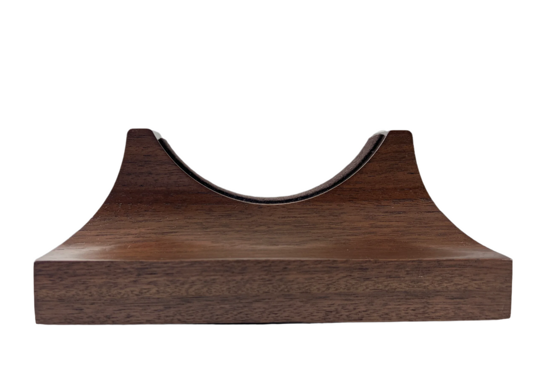 4 1/2" Contemporary Walnut Base