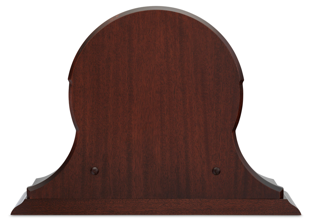 8.5" Ship's Bell Barometer in Nickel on Traditional Base