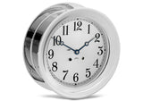 8 1/2" Ship's Bell Clock in Nickel