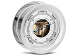 8 1/2" Ship's Bell Barometer in Nickel