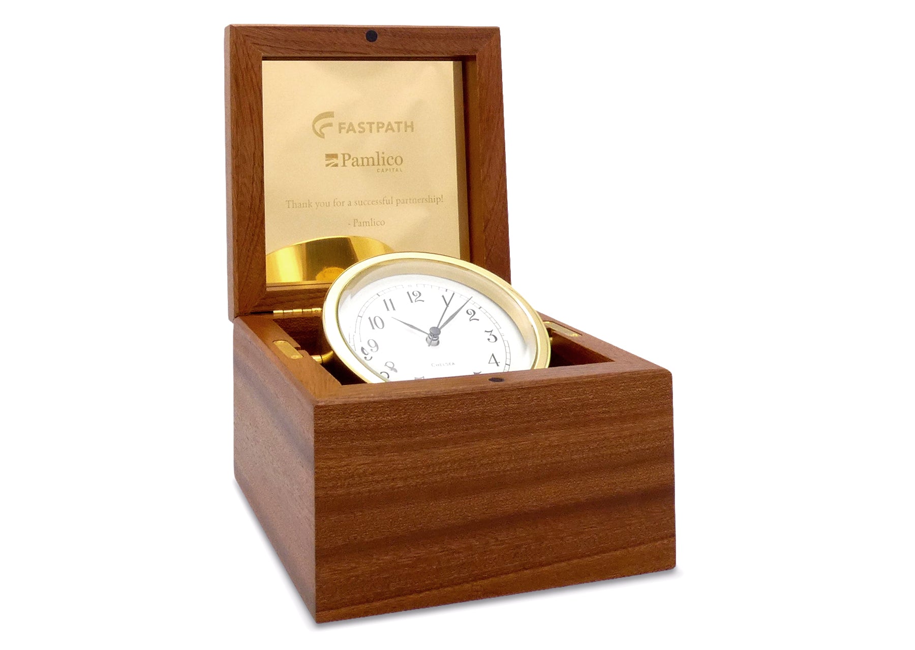 Chelsea Boardroom Clock - Three-Inch Brass Desk Clock – Chelsea Clock