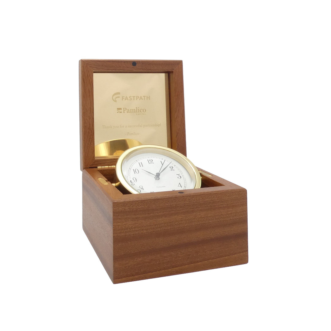 Boardroom Clock Open Front