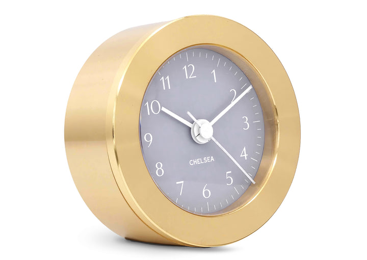Duxbury Desk Clock, Brass