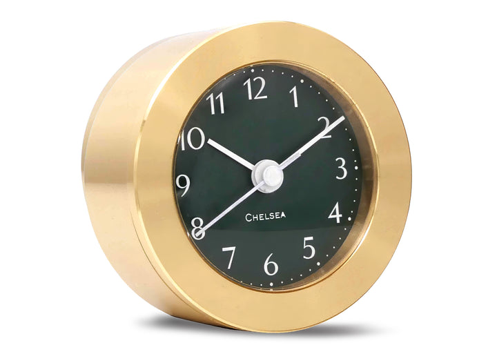 Duxbury Desk Clock, Brass