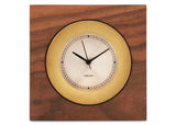 Columbia Medallion Clock with Walnut Base