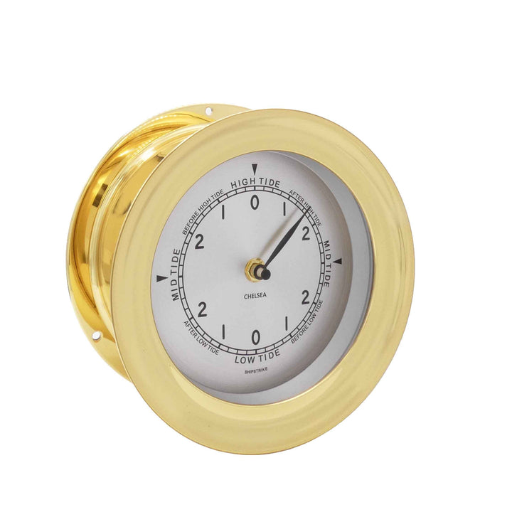 Shipstrike Tide Instrument 6 Inch in Brass Side View
