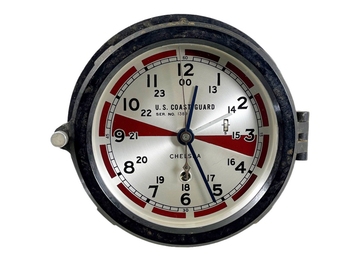 6" Marine Mechanical Radio Room 12E Clock, 1942