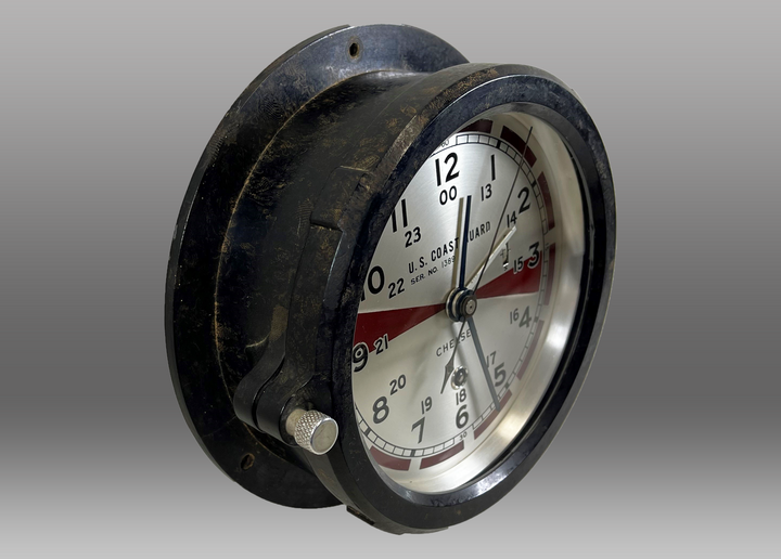 6" Marine Mechanical Radio Room 12E Clock, 1942