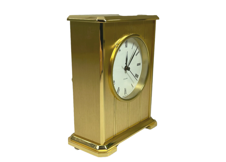 Brass Chronoquartz Jewlers Series Mantel Clock