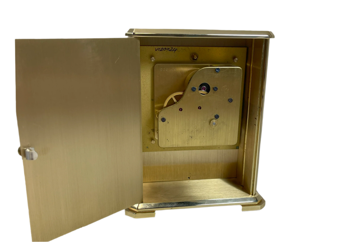 Brass Chronoquartz Jewlers Series Mantel Clock