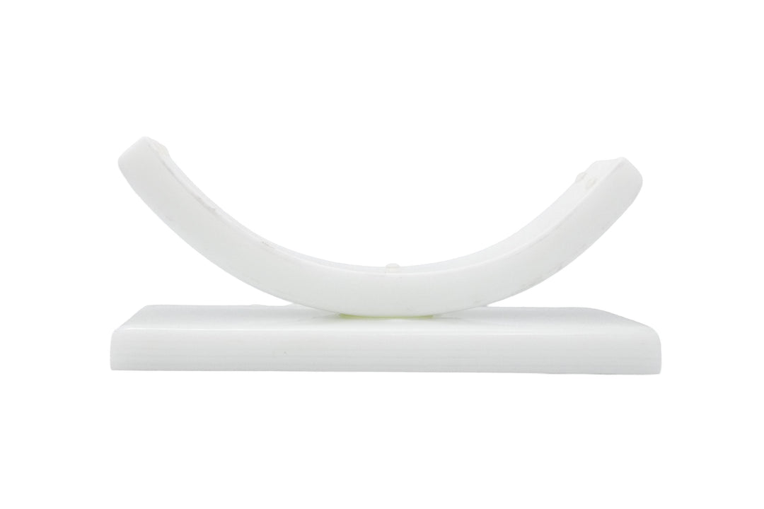 Naval Deck Glass Base White Front