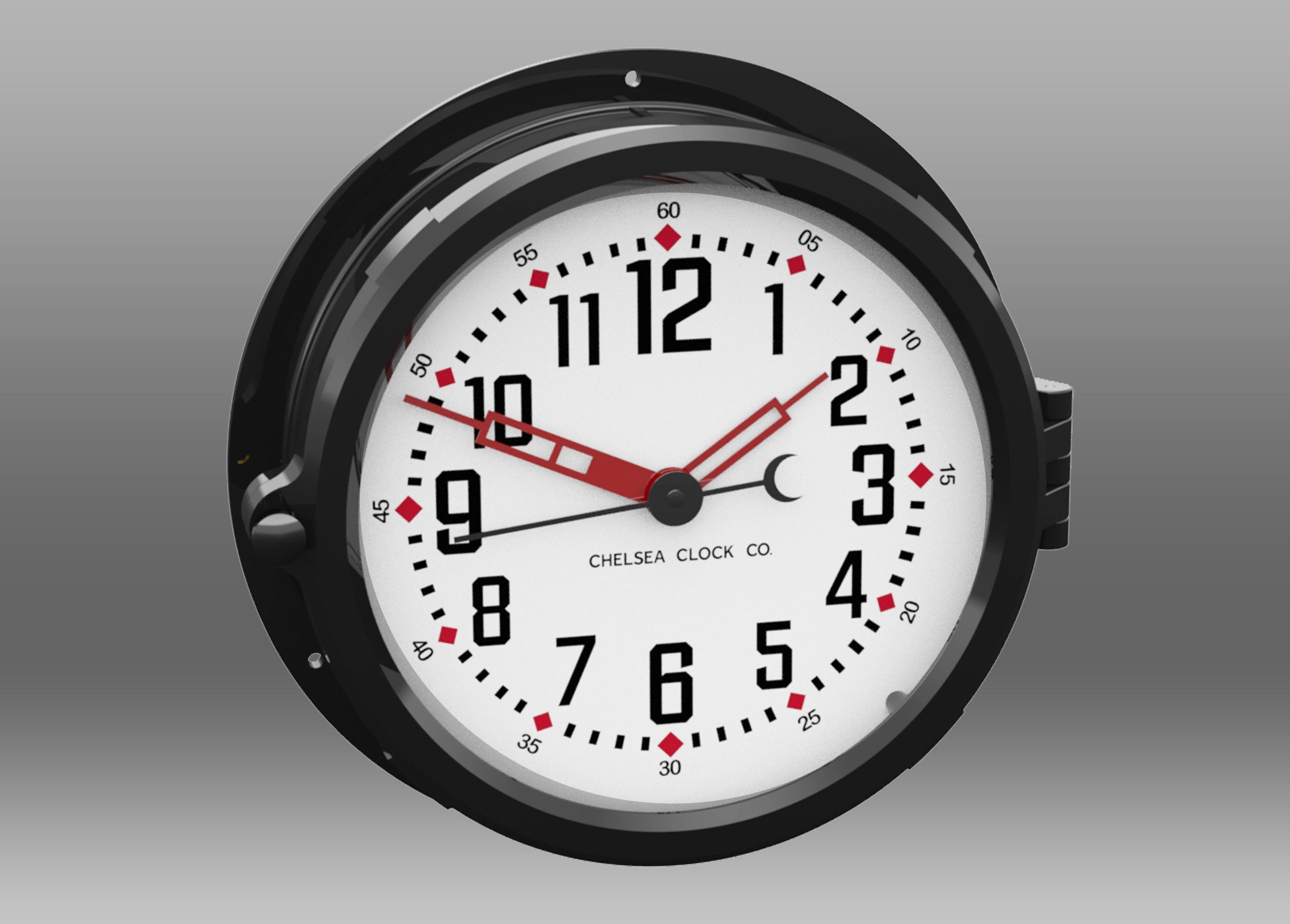 Patriot Colors Clock - 8.5" White Dial 