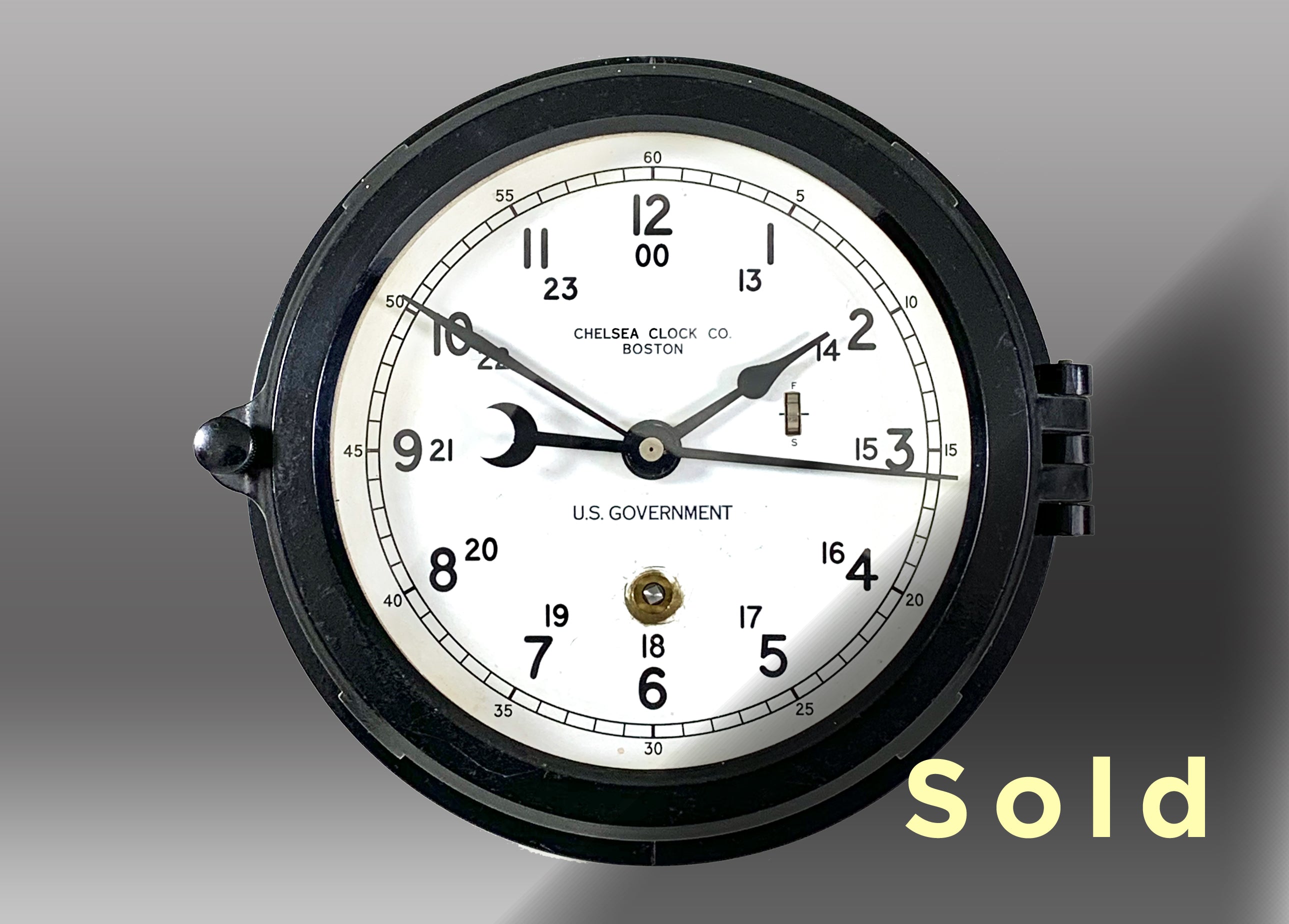 6" Marine Mechanical Clock, 1970